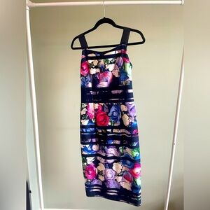 Adrianna Papell floral dress size 4